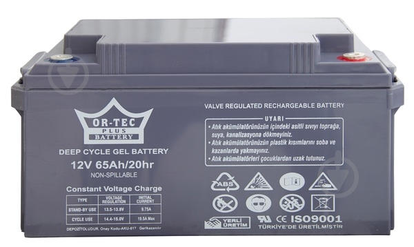 ᐉ Аккумулятор OR-TEC для солнечных батарей Re/бат OR-TEC 12V/65 Ah GEL ...
