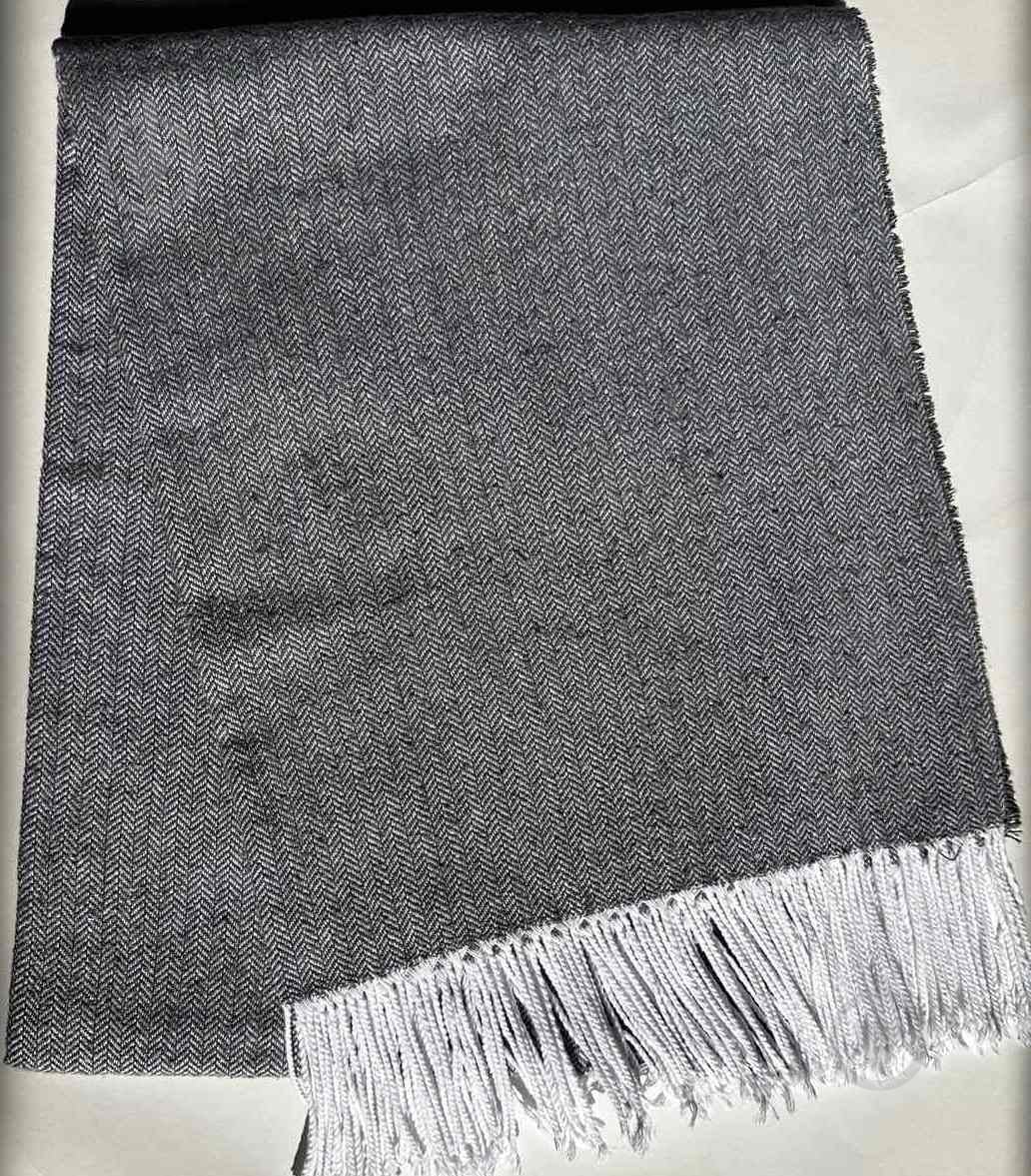 Плед МІАМІ 140x200 см біло-сірий Vladi - фото 2