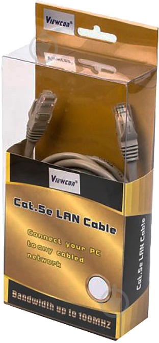 Патч-корд Viewcon UTP 3 м серый (VTA01-3) - фото 2 Патч-корд Viewcon UTP 3 м серый (VTA01-3) - фото 2