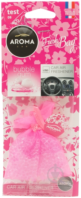 Ароматизатор на дефлектор  AromaCar Fresh Bag bubble gum - фото 1