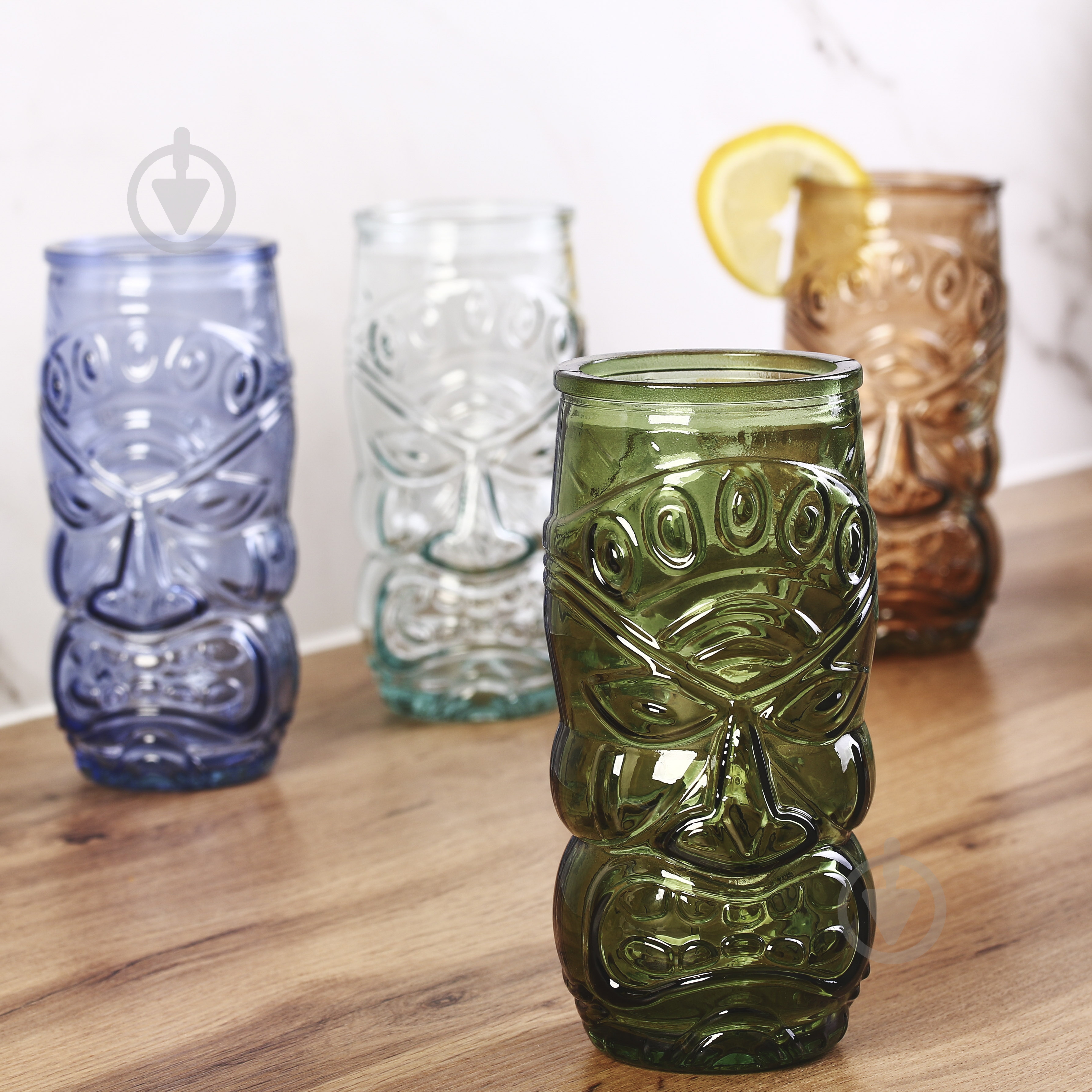 Склянка висока San Miguel Tiki зелена 550 мл 1 шт. - фото 6