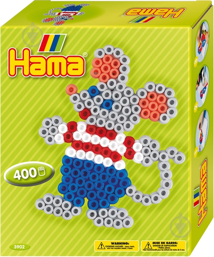 Термомозаика Hama Мышка Midi 3902 - фото 1 Термомозаика Hama Мышка Midi 3902 - фото 1