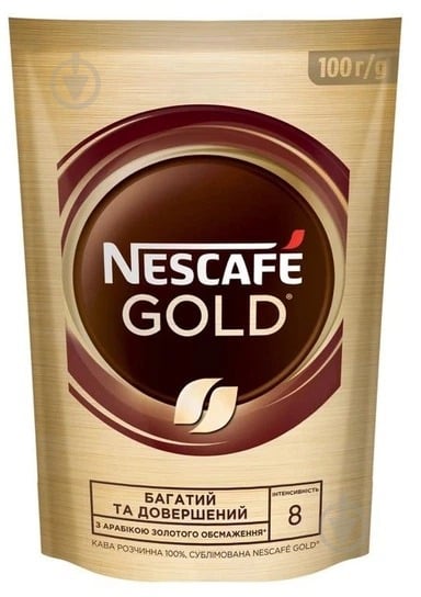 Кава розчинна Nescafe Gold 100 г - фото 1 Кава розчинна Nescafe Gold 100 г - фото 1