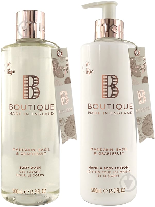 Набор BOUTIQUE для тела Mandarin, Basil & Grapefruit Duo - фото 2
