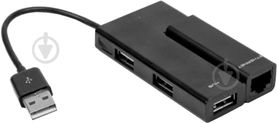 Адаптер Viewcon VC 450 B USB 2.0 на ethernet + hub (VE450B) - фото 1 Адаптер Viewcon VC 450 B USB 2.0 на ethernet + hub (VE450B) - фото 1