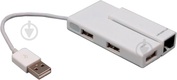 Адаптер Viewcon VC 450 W USB 2.0 на ethernet + hub (VE450W) - фото 1 Адаптер Viewcon VC 450 W USB 2.0 на ethernet + hub (VE450W) - фото 1