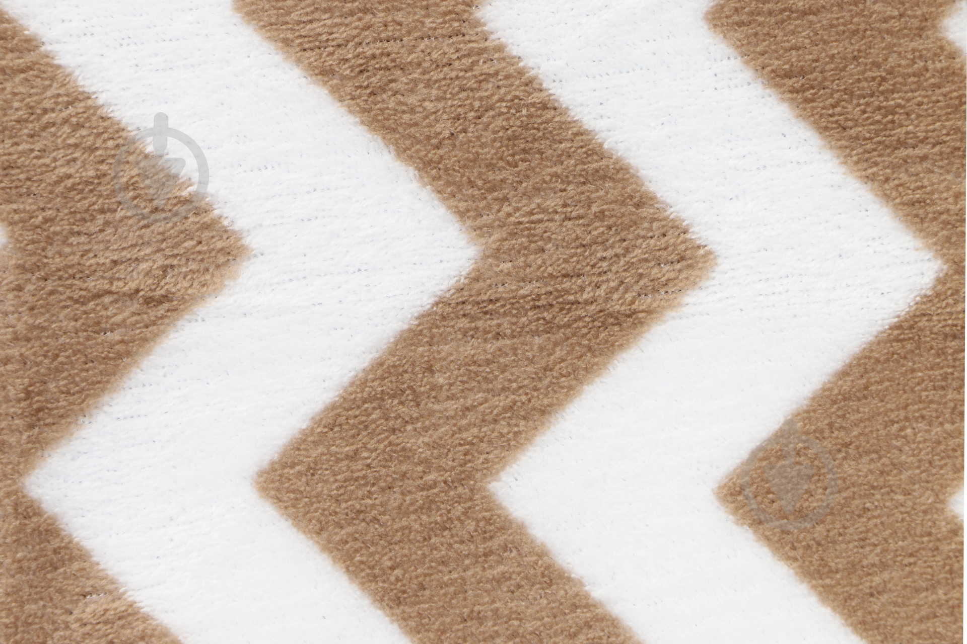 Плед Зигзаг 200x220 см бежевый UP! (Underprice) - фото 2