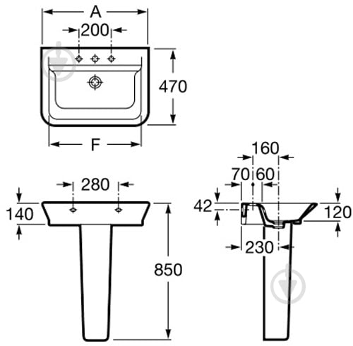 Пьедестал ROCA GAP A337470000 - фото 2 Пьедестал ROCA GAP A337470000 - фото 2