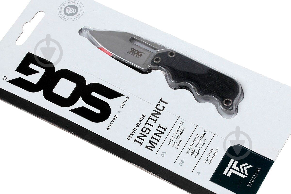 Нож SOG Instinct Mini G10 Handle (NB1002-CP) 25117 - фото 8