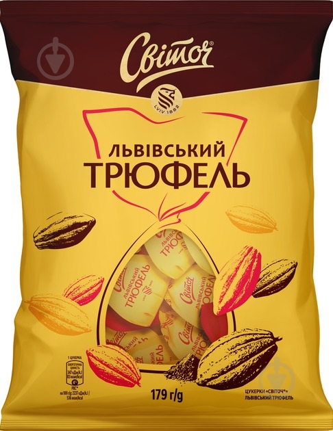 Конфеты Світоч Львовский трюфель 179 г - фото 1