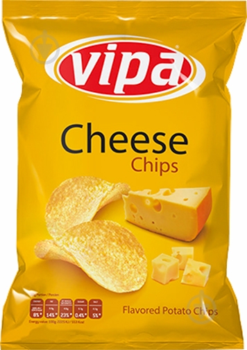 Чипсы VIPA с сыром 140 г - фото 1