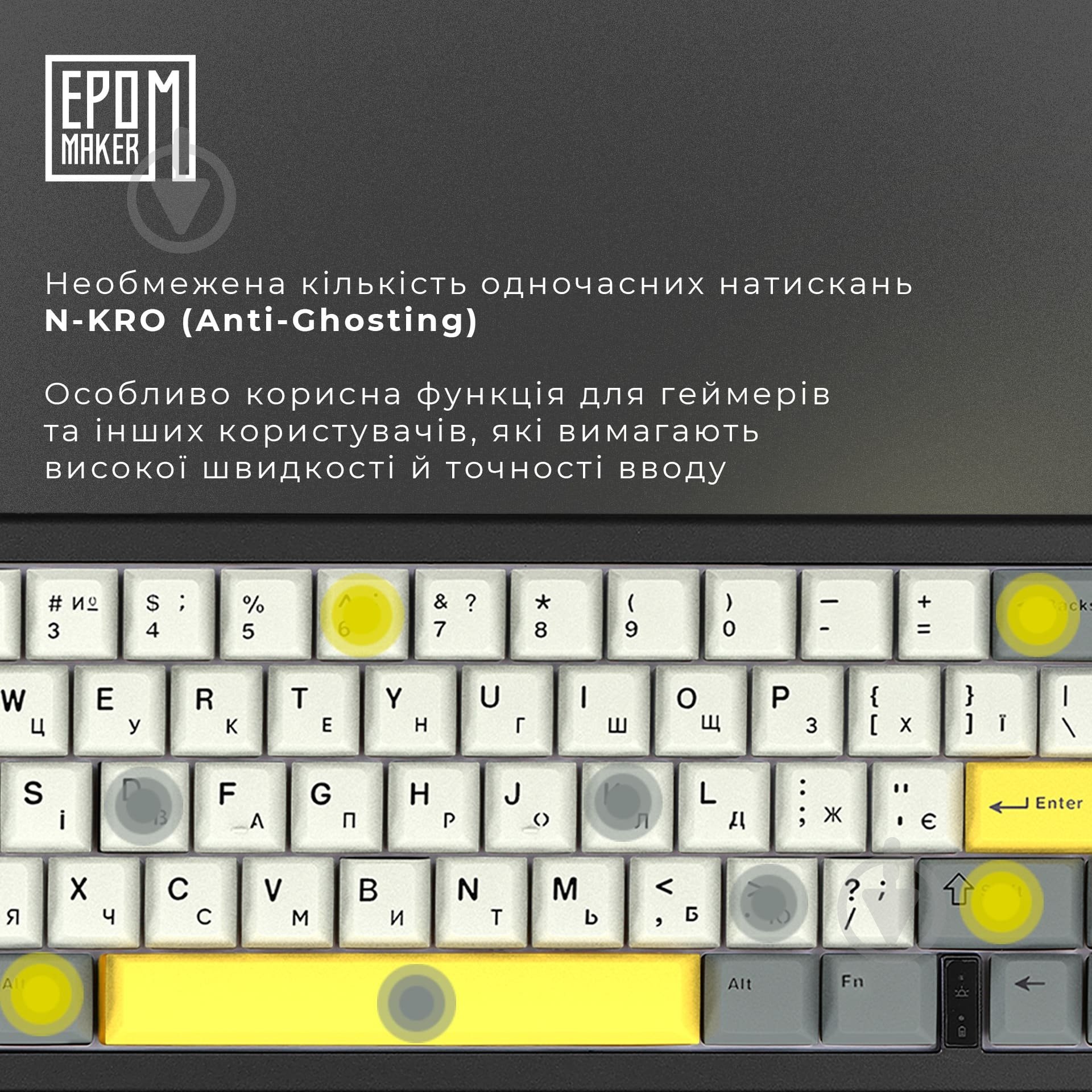 Клавиатура беспроводная EPOMAKER (EK68-B-BV2) EK68 65% Budgerigar V2 Switch Hot-Swap black - фото 14 Клавиатура беспроводная EPOMAKER (EK68-B-BV2) EK68 65% Budgerigar V2 Switch Hot-Swap black - фото 14