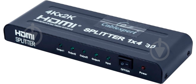 Разветвитель Cablexpert HDMI – HDMI черный (DSP-4PH4-02) - фото 1 Разветвитель Cablexpert HDMI – HDMI черный (DSP-4PH4-02) - фото 1