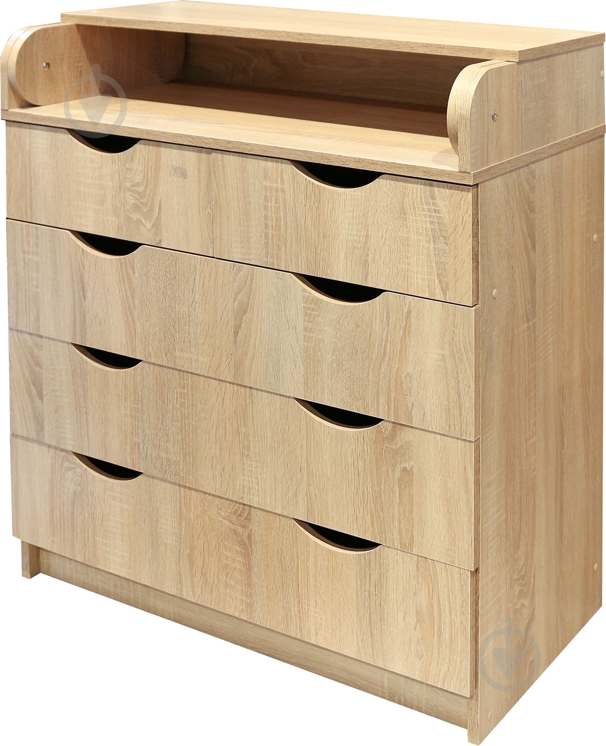 Комод пеленальный К-3+3 дуб сонома - фото 1