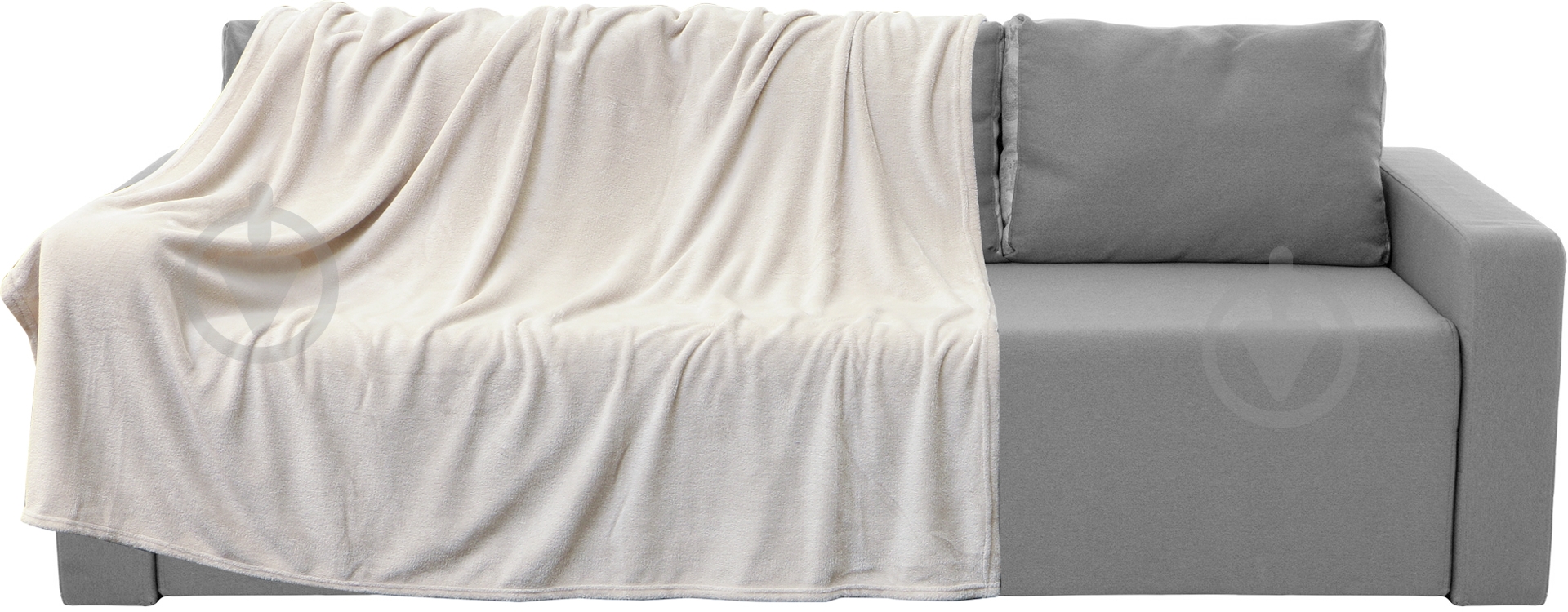 Плед 200x220 см кремовый UP! (Underprice) - фото 1