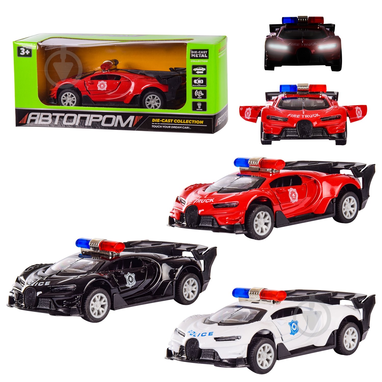 Автомобиль Автопром 1:32 3624P - фото 1 Автомобиль Автопром 1:32 3624P - фото 1