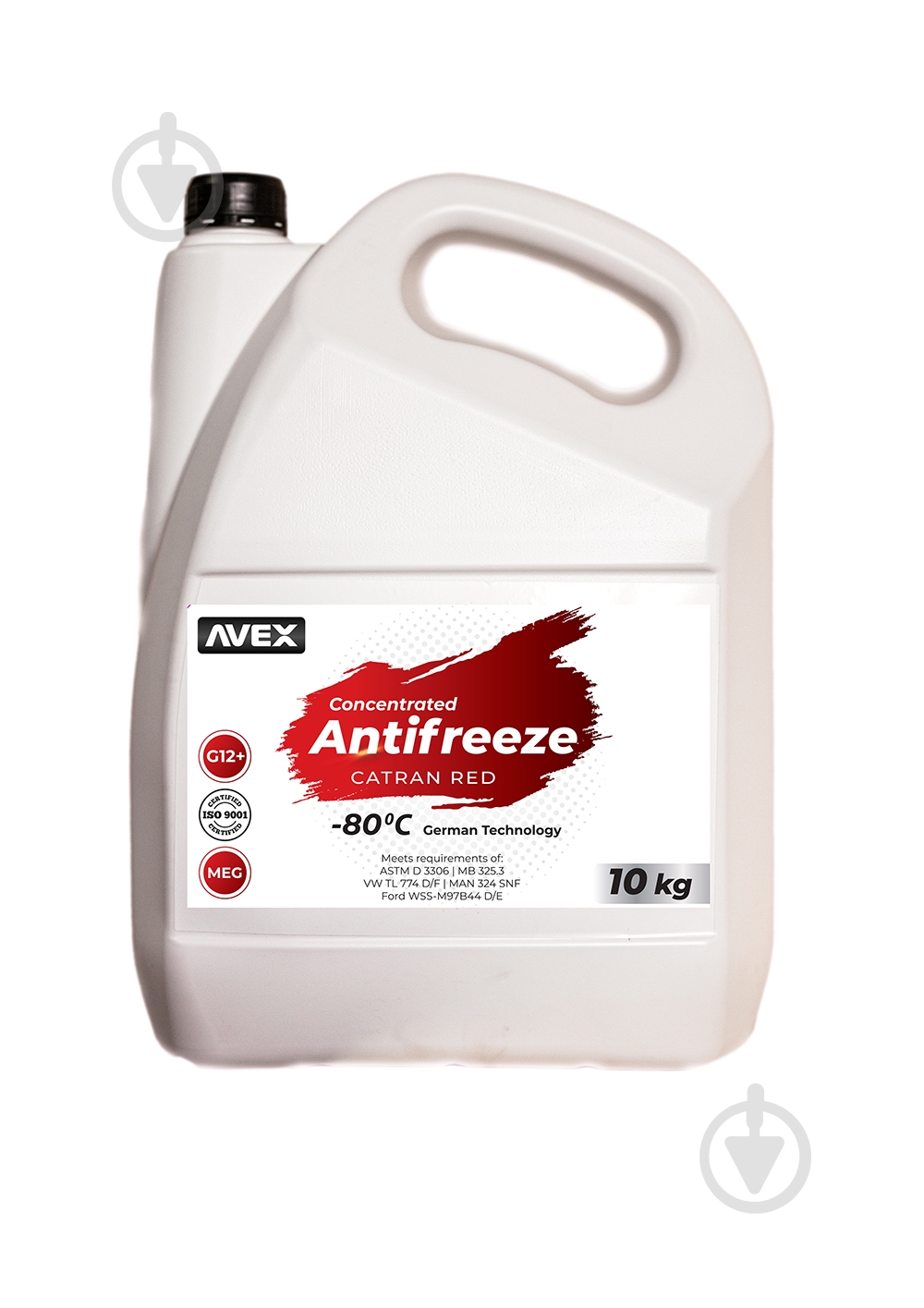 Антифриз Avex Catran Red MEG -80 G12 концентрат 10 кг червоний - фото 1