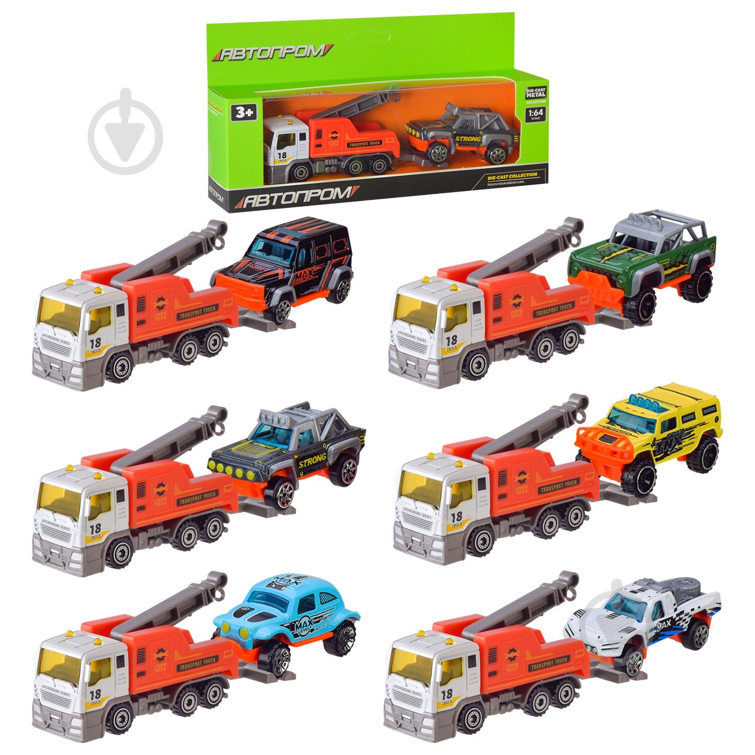 Автомобіль Автопром 1:64 AP7491 - фото 1 Автомобіль Автопром 1:64 AP7491 - фото 1