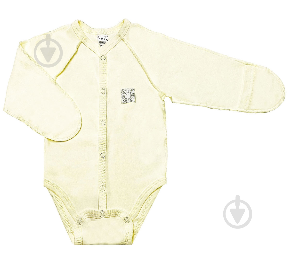 Боди унисекс Smil р.56 кремовый 102489 - фото 1
