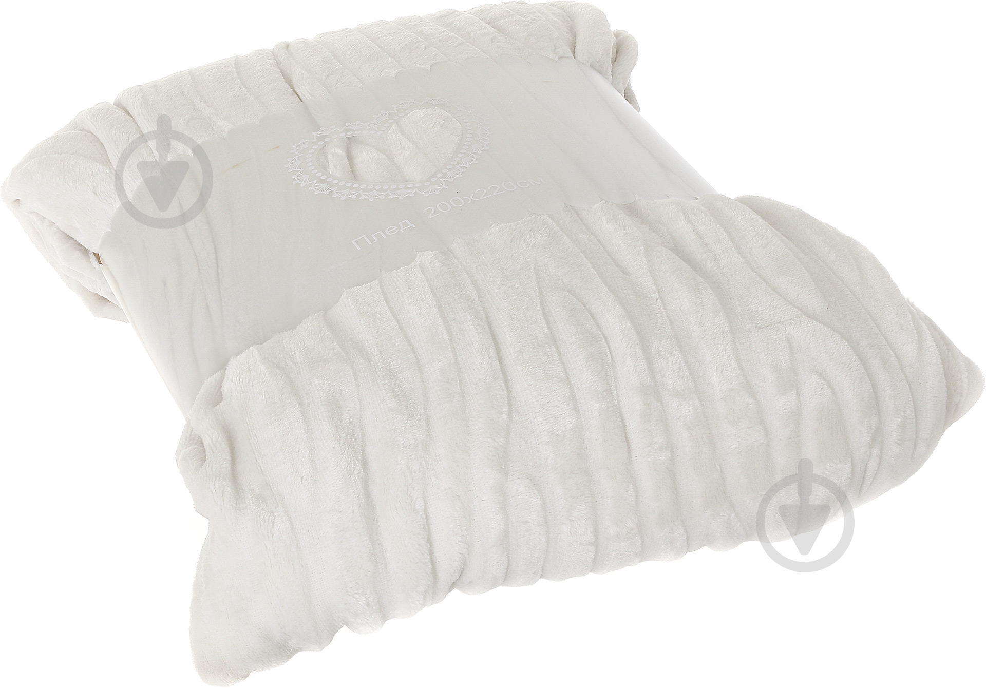 Плед Зебра 160x200 см белый Ningbo Hyseas Textile - фото 2