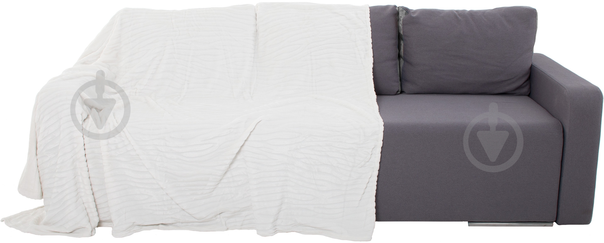 Плед Зебра 200x200 см белый Ningbo Hyseas Textile - фото 1