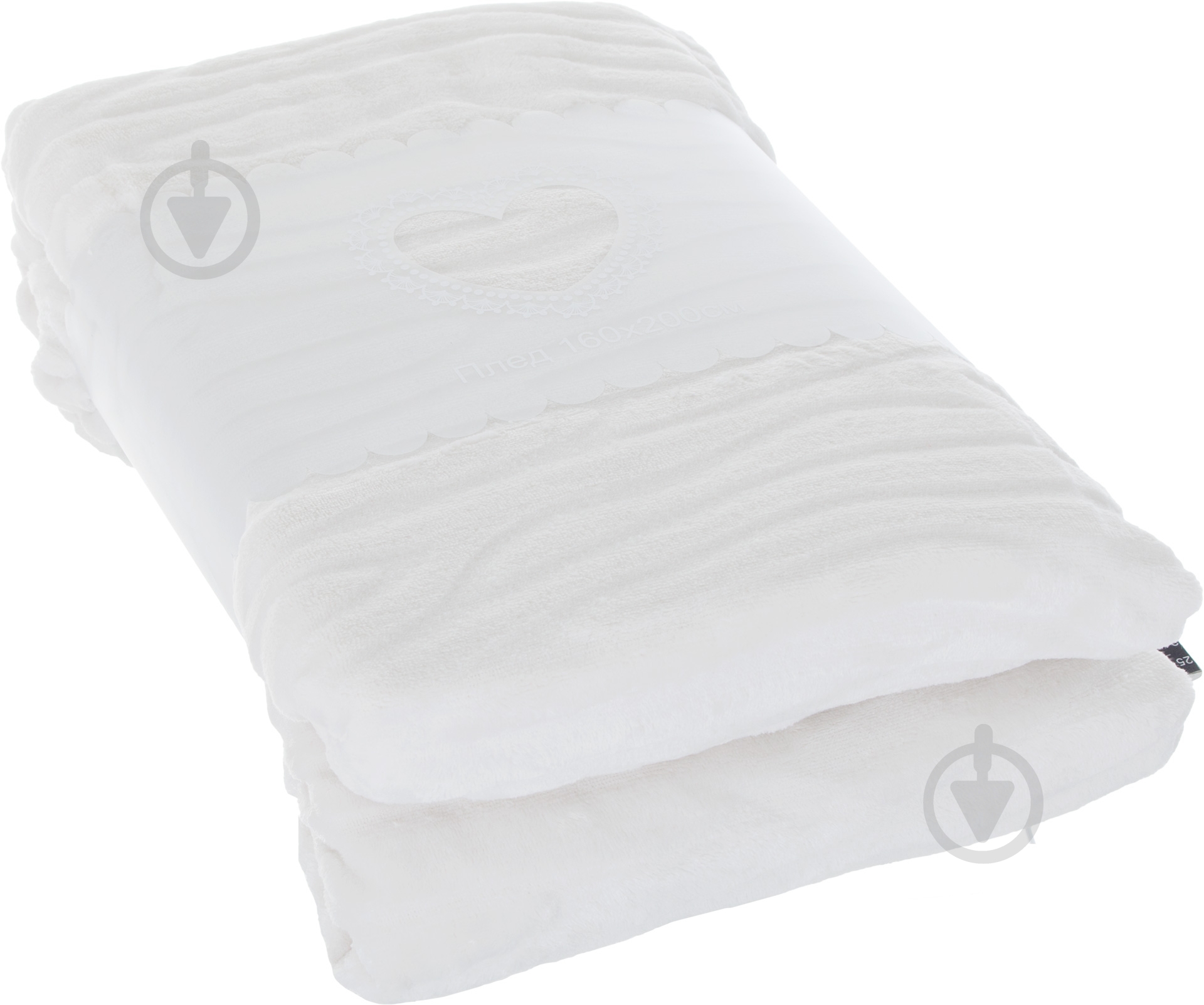 Плед Зебра 200x200 см белый Ningbo Hyseas Textile - фото 3