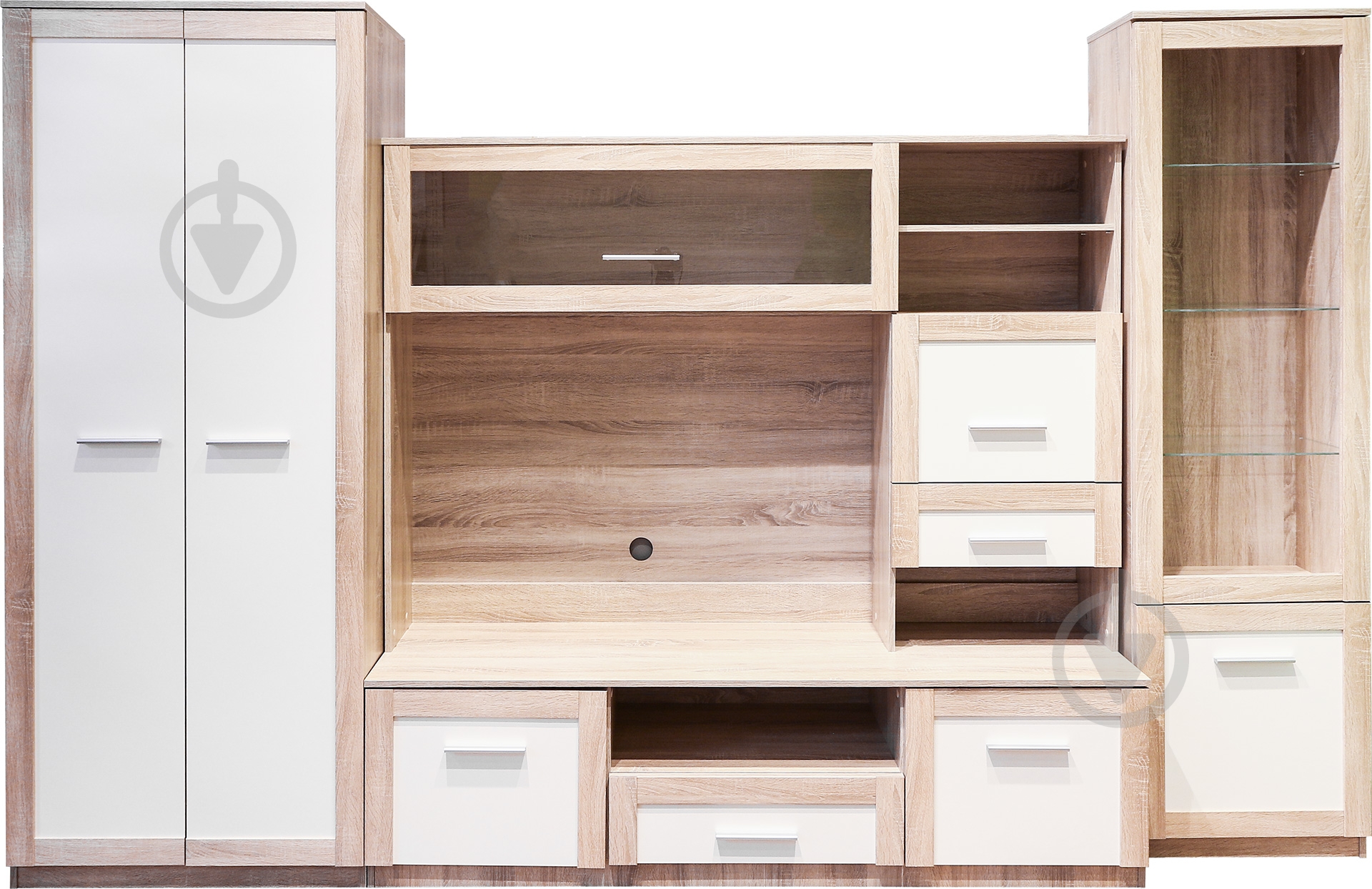 Стінка Симфонія Мебель-Сервіс дуб самоа - фото 1