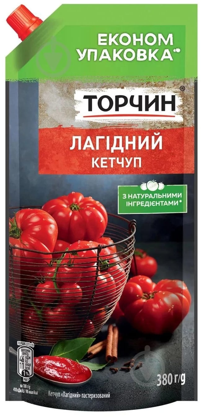 Кетчуп Торчин Нежный 380 г - фото 1