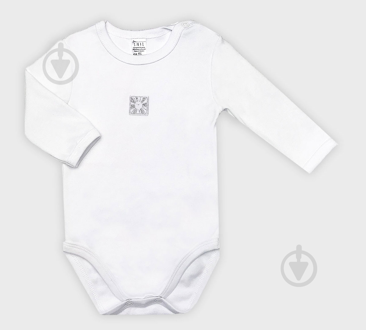 Боди унисекс Smil р.74 белый 102490 - фото 1