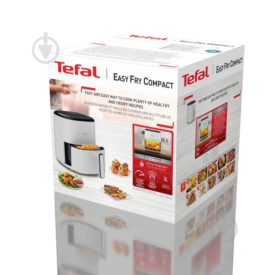 ВИТРИНА! Мультипечь Tefal Easy Fry Compact EY145A10 - фото 4
