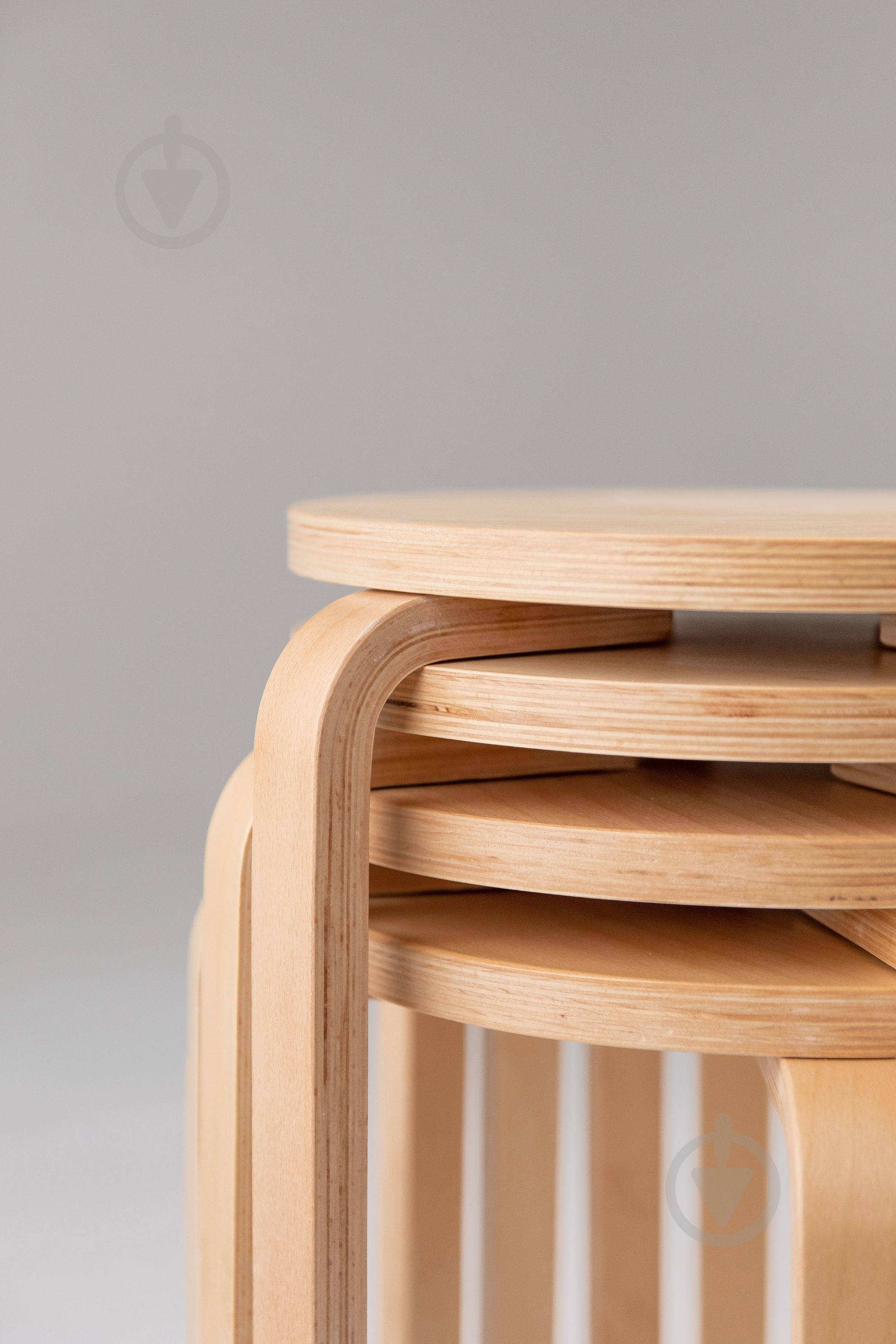 Табурет круглий 46х35 см бук - фото 5 Табурет круглий 46х35 см бук - фото 5