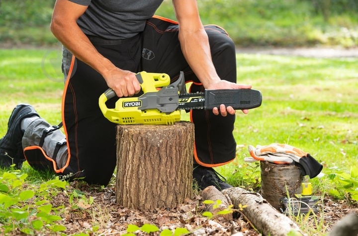 Аккумуляторная пила цепная RYOBI ONE+ RY18CS20A-125 (5133005415) - фото 5 Аккумуляторная пила цепная RYOBI ONE+ RY18CS20A-125 (5133005415) - фото 5