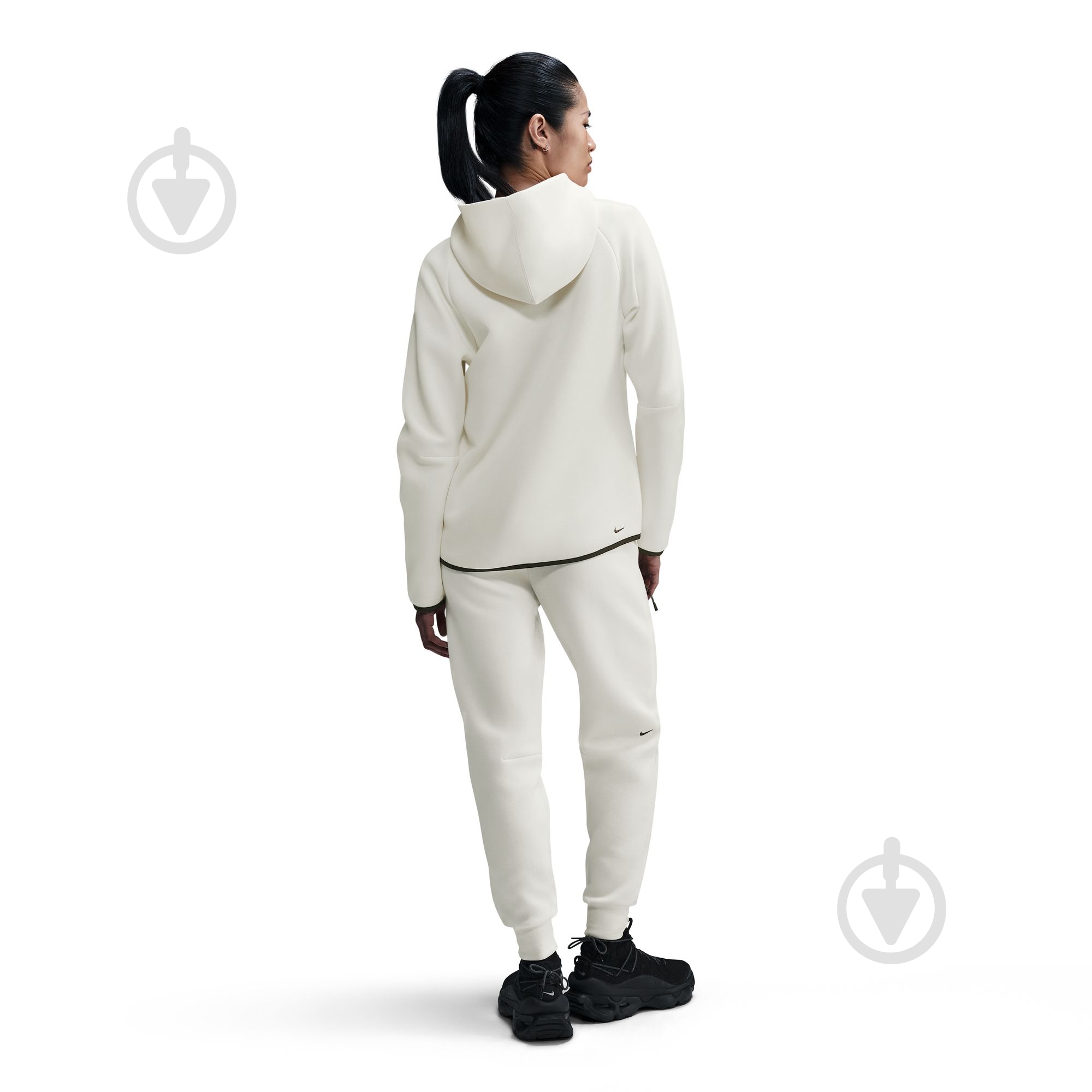 ᐉ Джемпер Nike W NSW TCH FLC WR FZ HDY 2 HV6747-110 р.L айвори