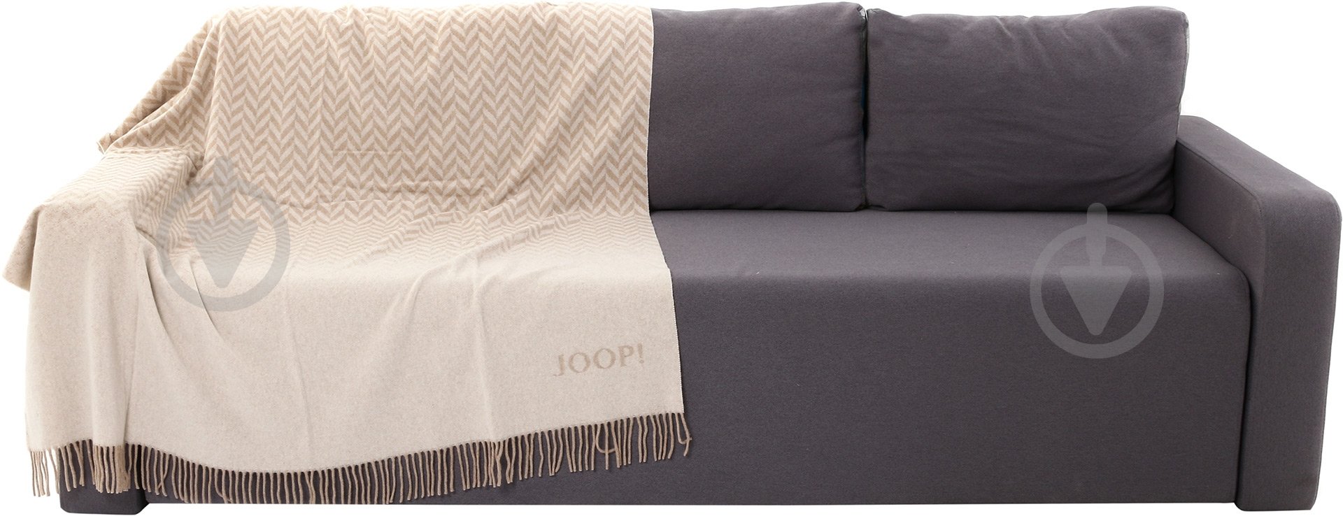 Плед Зигзаг 150x200 см бежевый Joop! - фото 1