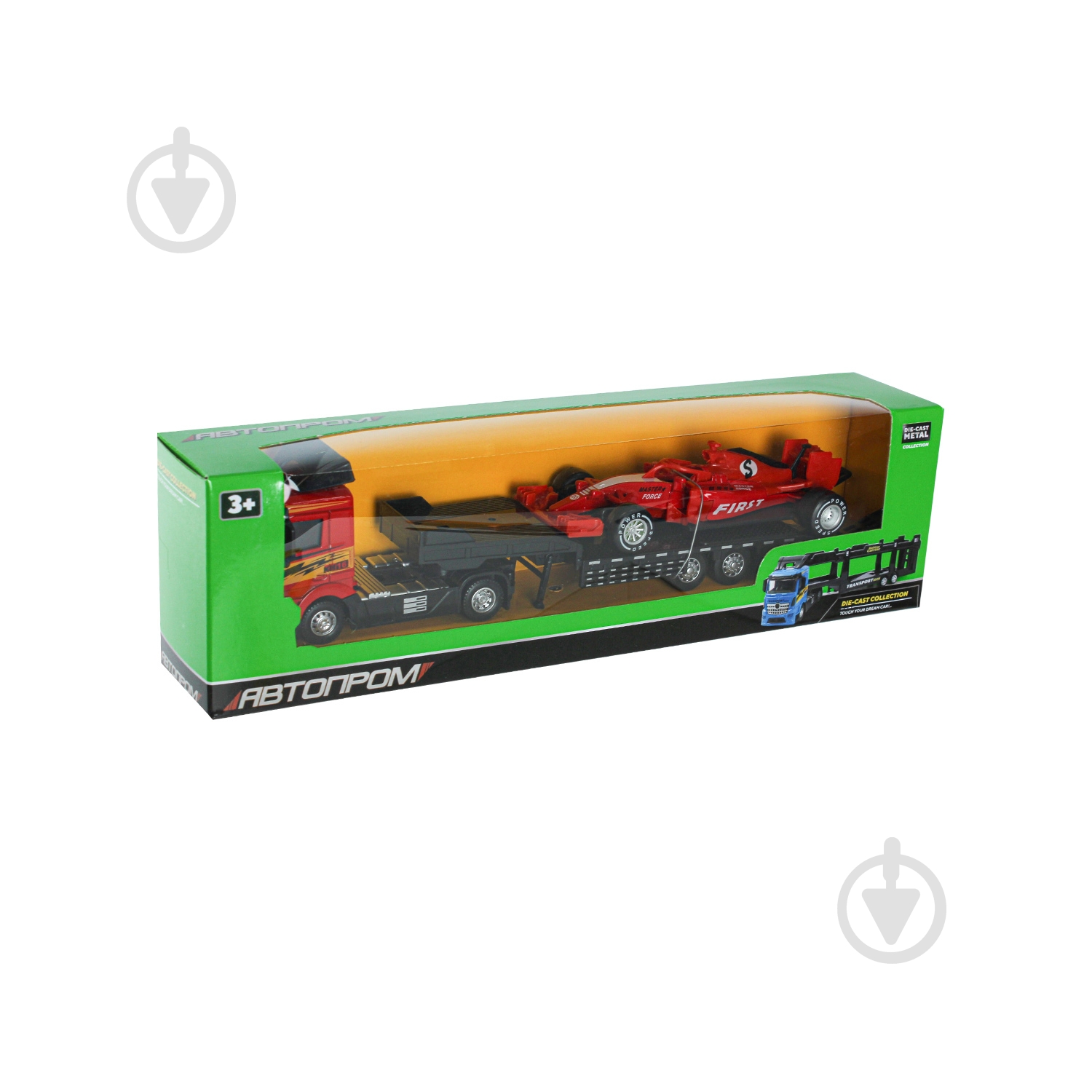 Автомобиль Автопром 1:64 Трейлер AP7505 - фото 6