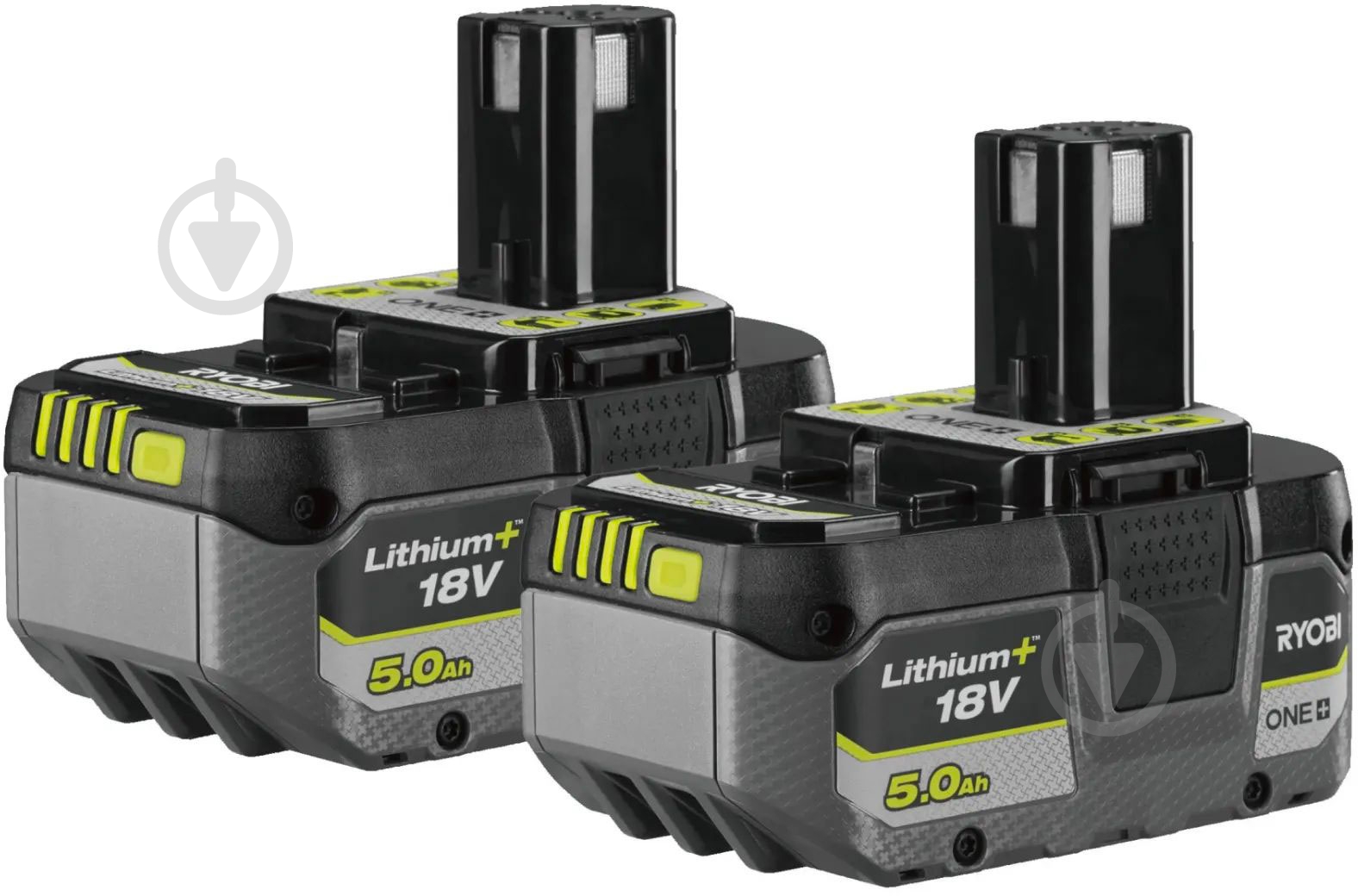 Комплект RYOBI акумуляторів ONE+ RB1850X2 18В (5133005305) - фото 1