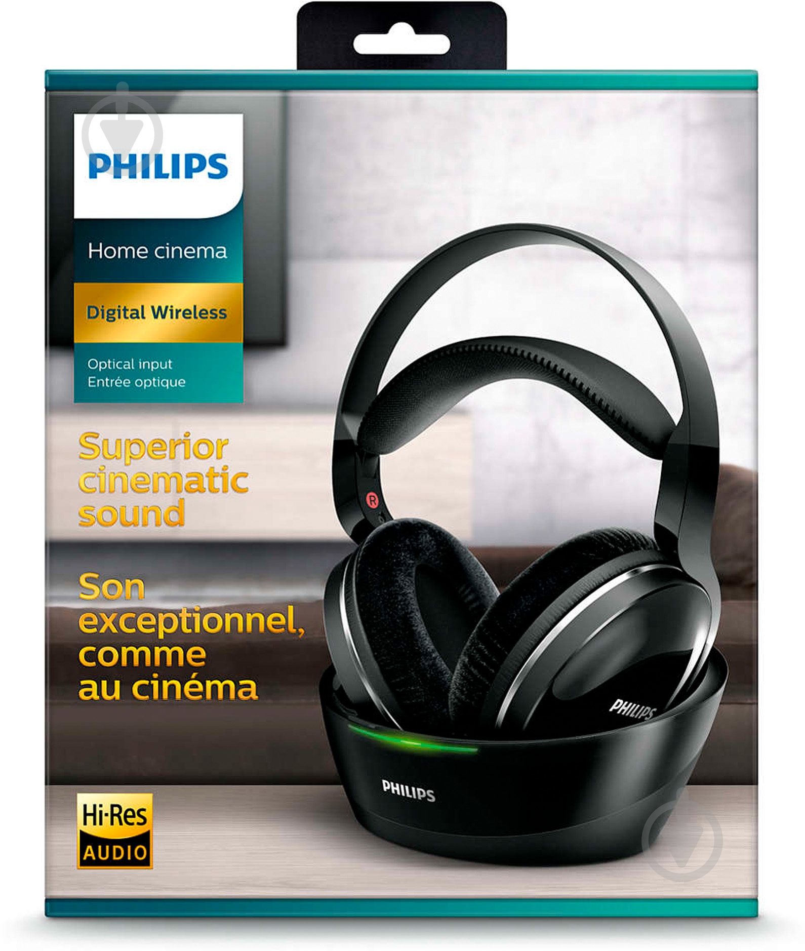 Наушники Philips Wireless black (SHD8850/12) - фото 9 Наушники Philips Wireless black (SHD8850/12) - фото 9