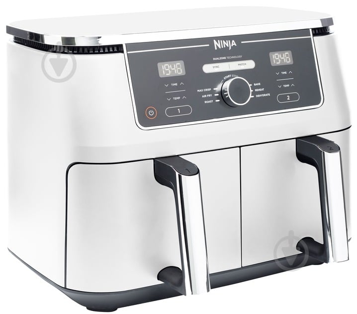 ВИТРИНА! Мультипечь NINJA Air Fryer Dual zone AF400EUWH - фото 4