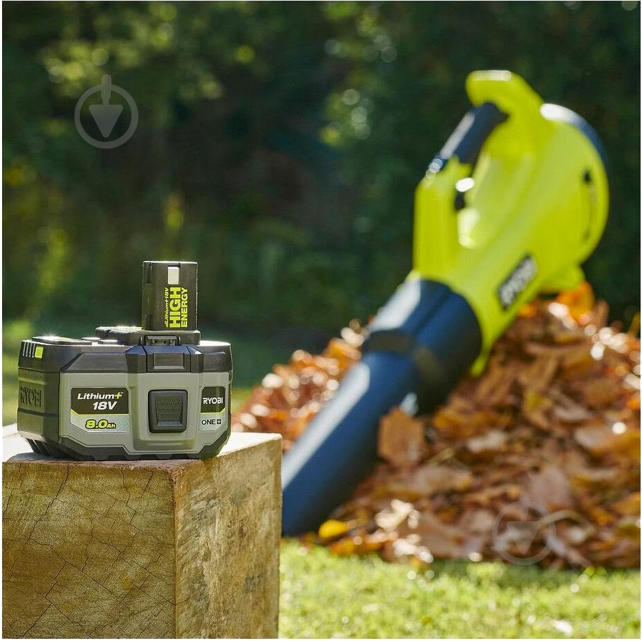 Акумулятор RYOBI ONE+ RB1880T High Energy Lithium+ 18В 8А·год (5133006264) - фото 6