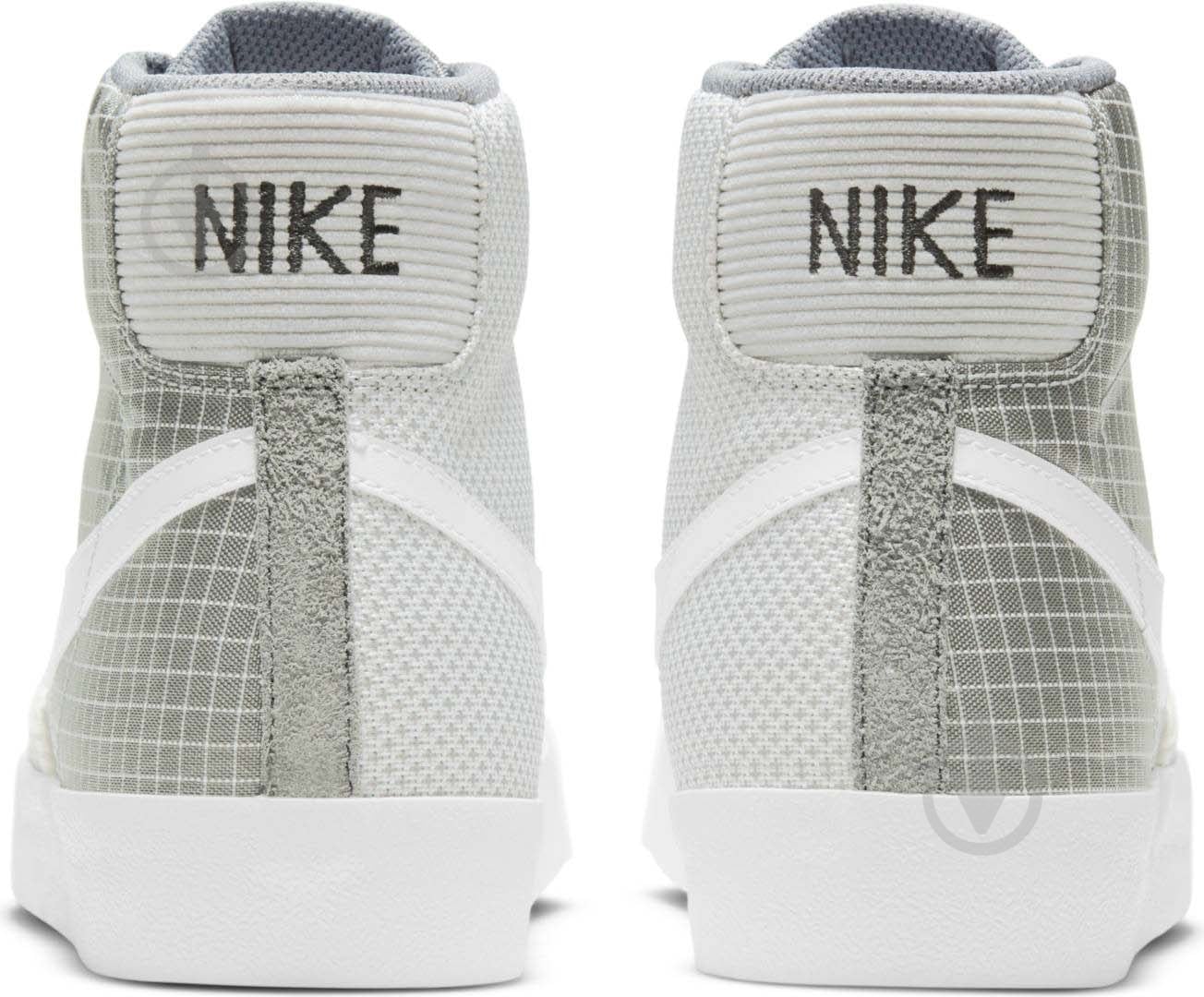 Кроссовки мужские демисезонные Nike Blazer Mid '77 DD1162-001 р.43 серые - фото 5