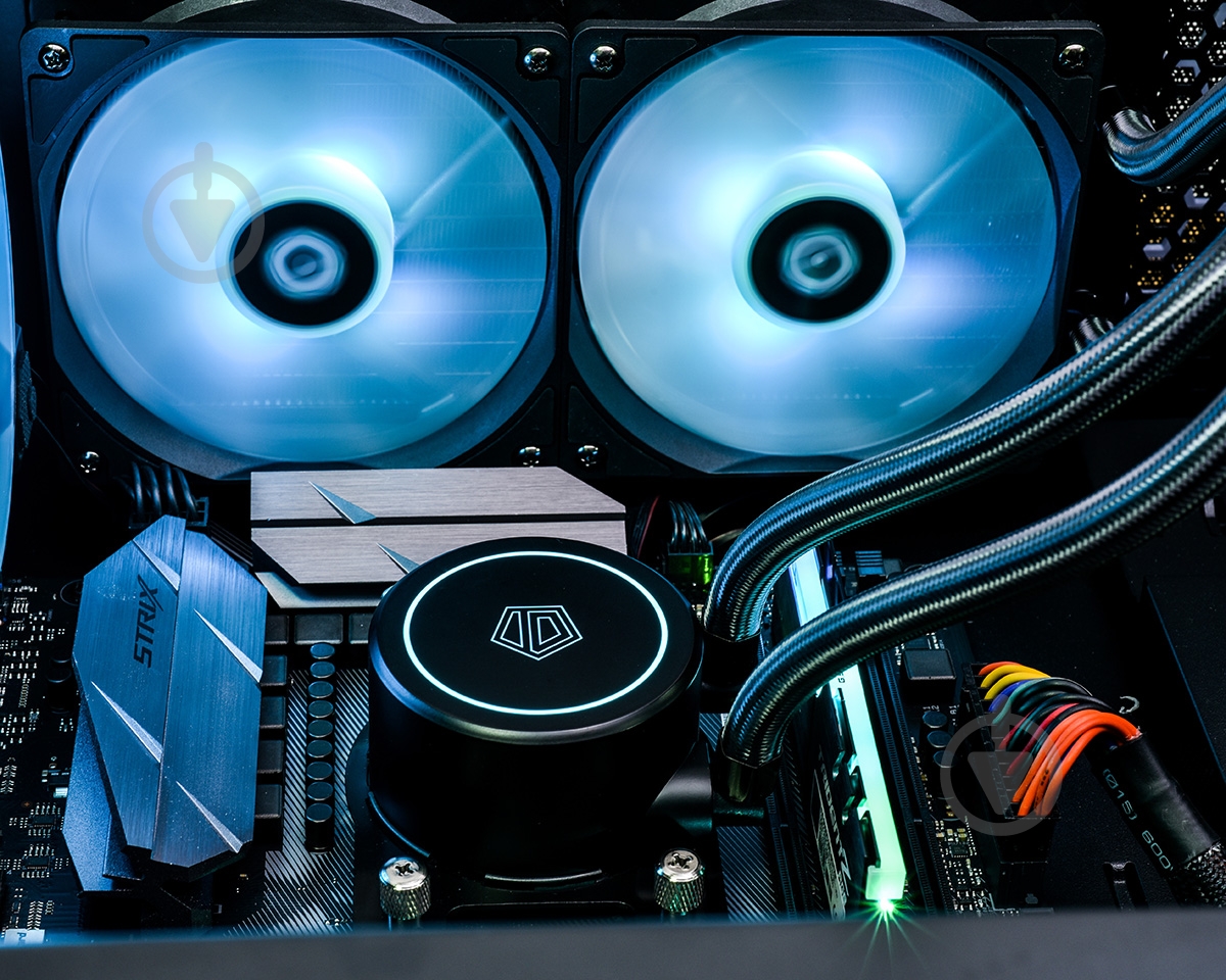 Вентилятор для корпуса ID-Cooling XF-12025-RGB (Single Pack) - фото 5