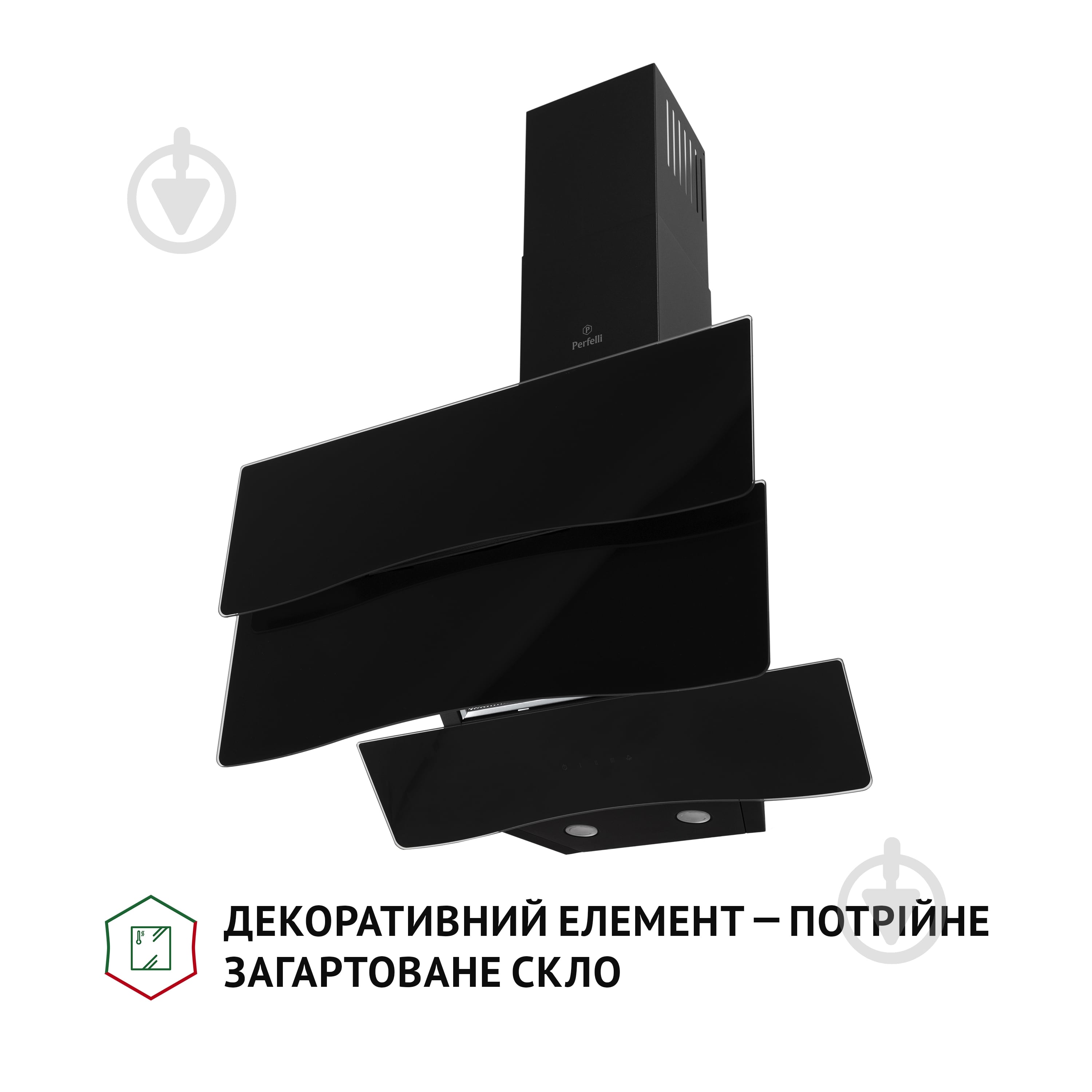 Вытяжка Perfelli DNS 6482 D 850 BL LED - фото 4