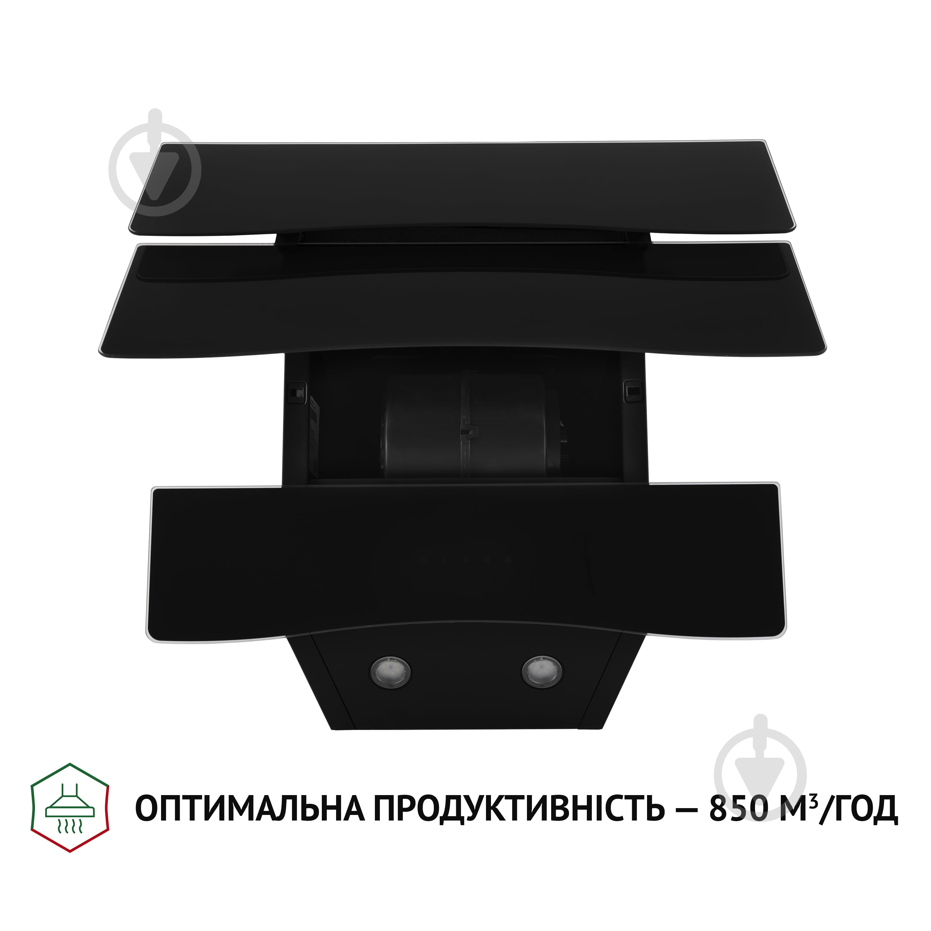 Вытяжка Perfelli DNS 6482 D 850 BL LED - фото 6