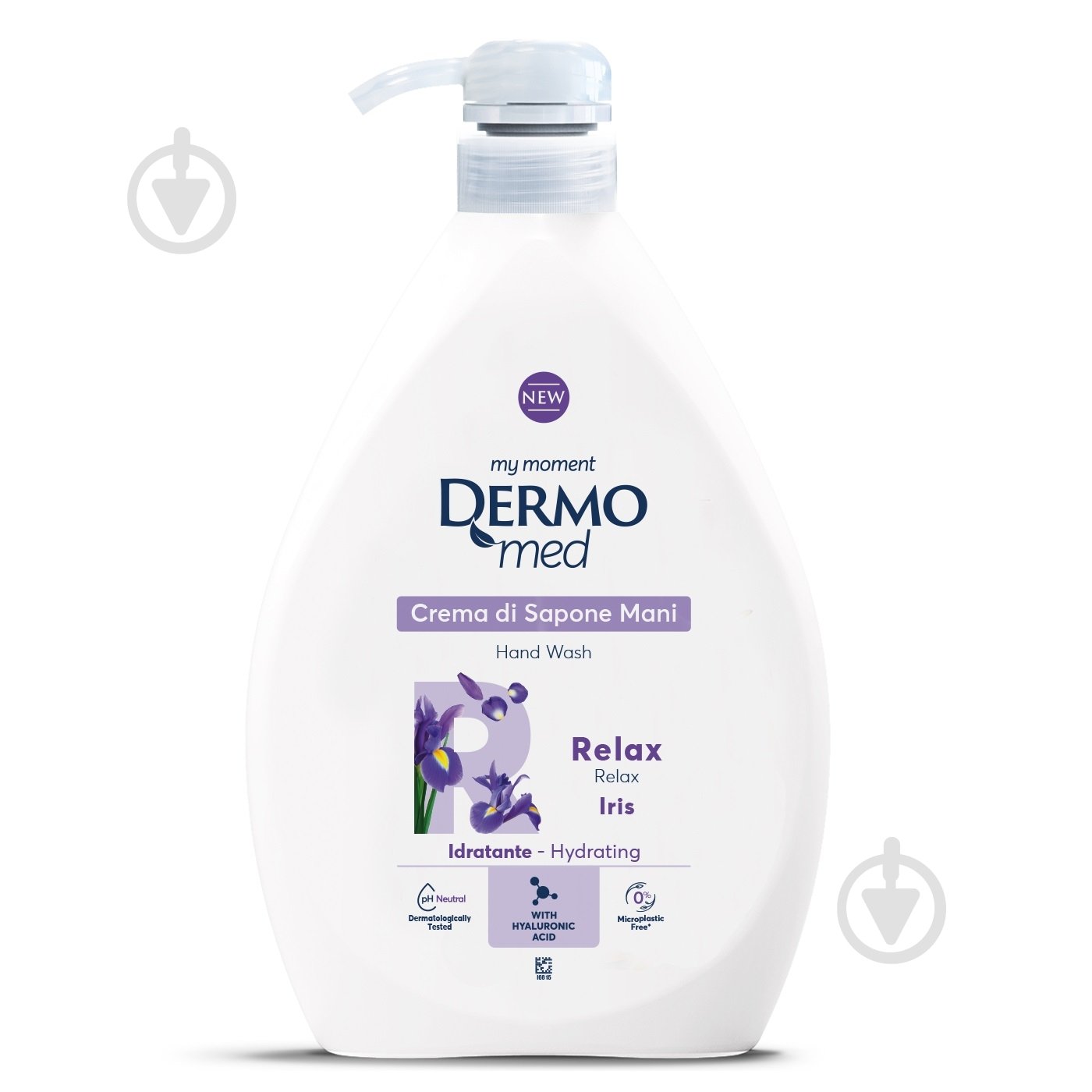 Крем-мыло DermoMed Тальк и ирис 1000 мл - фото 1