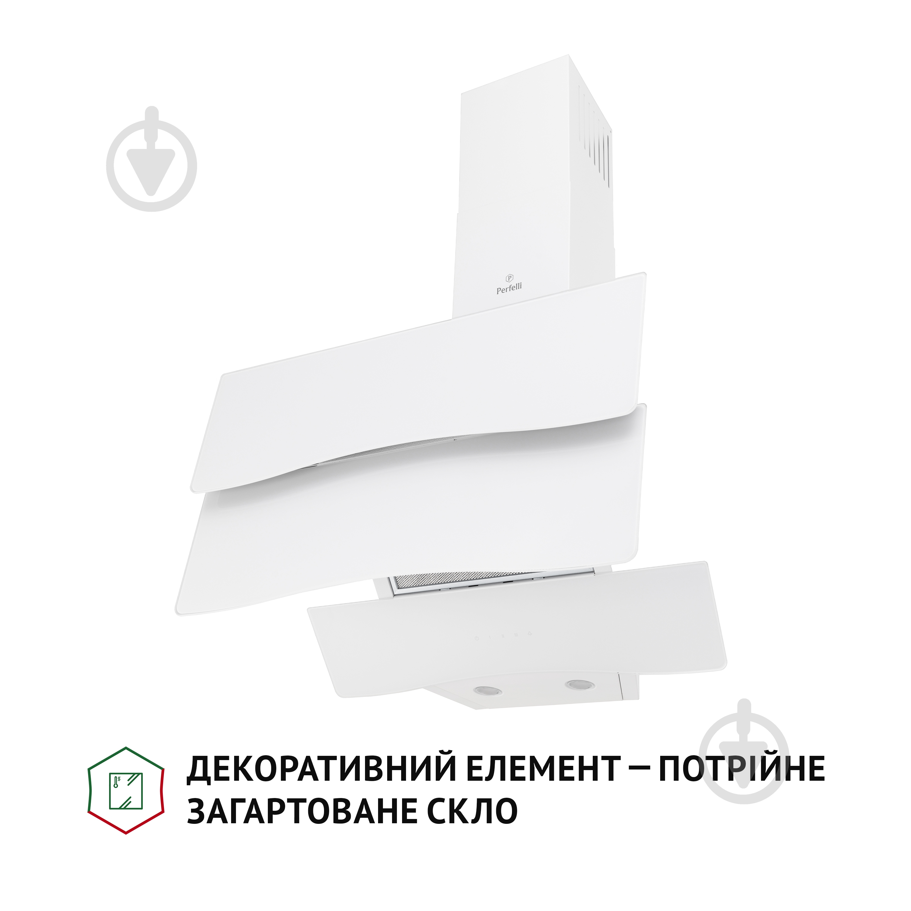 Вытяжка Perfelli DNS 6482 D 850 WH LED - фото 4
