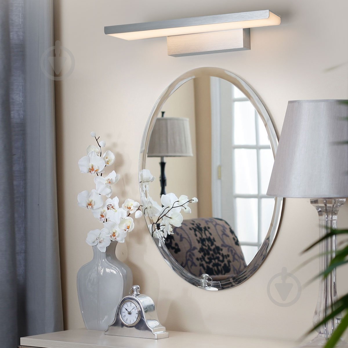 Светильник настенный Strotskis Sankara 1009 MRL LED 16 Вт IP20 серебристый - фото 7