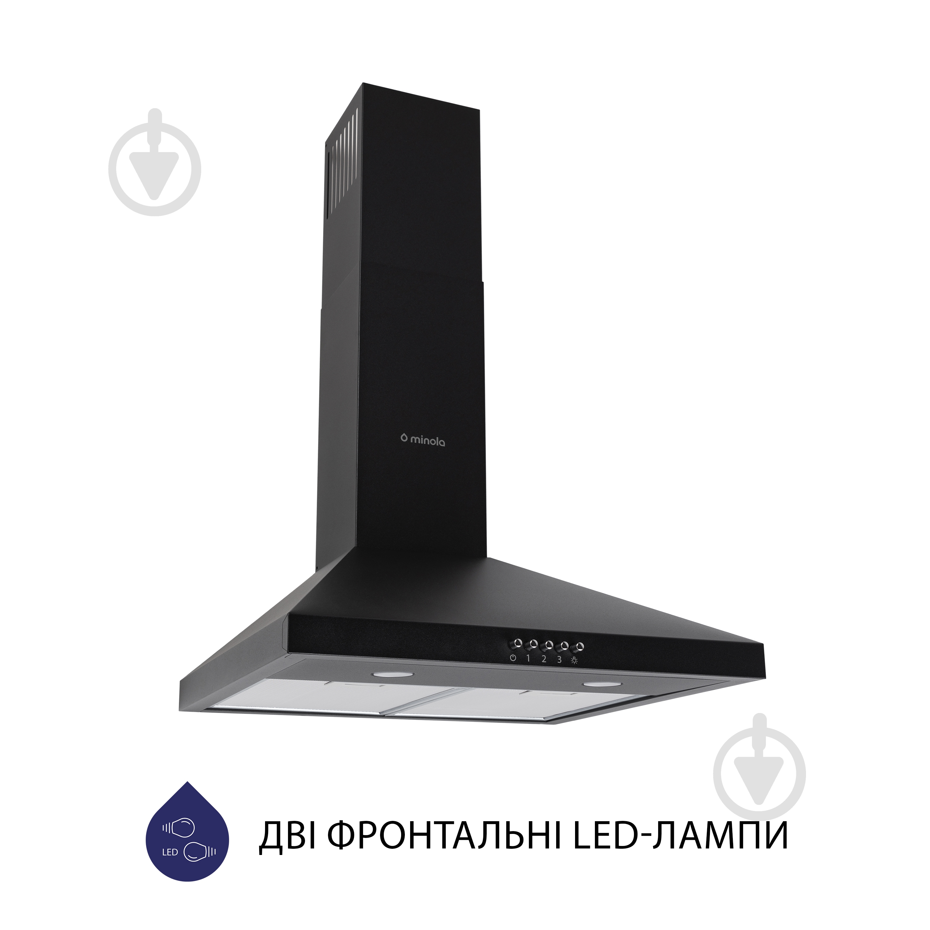 Вытяжка Minola HK 5212 BL 700 LED - фото 2 Вытяжка Minola HK 5212 BL 700 LED - фото 2