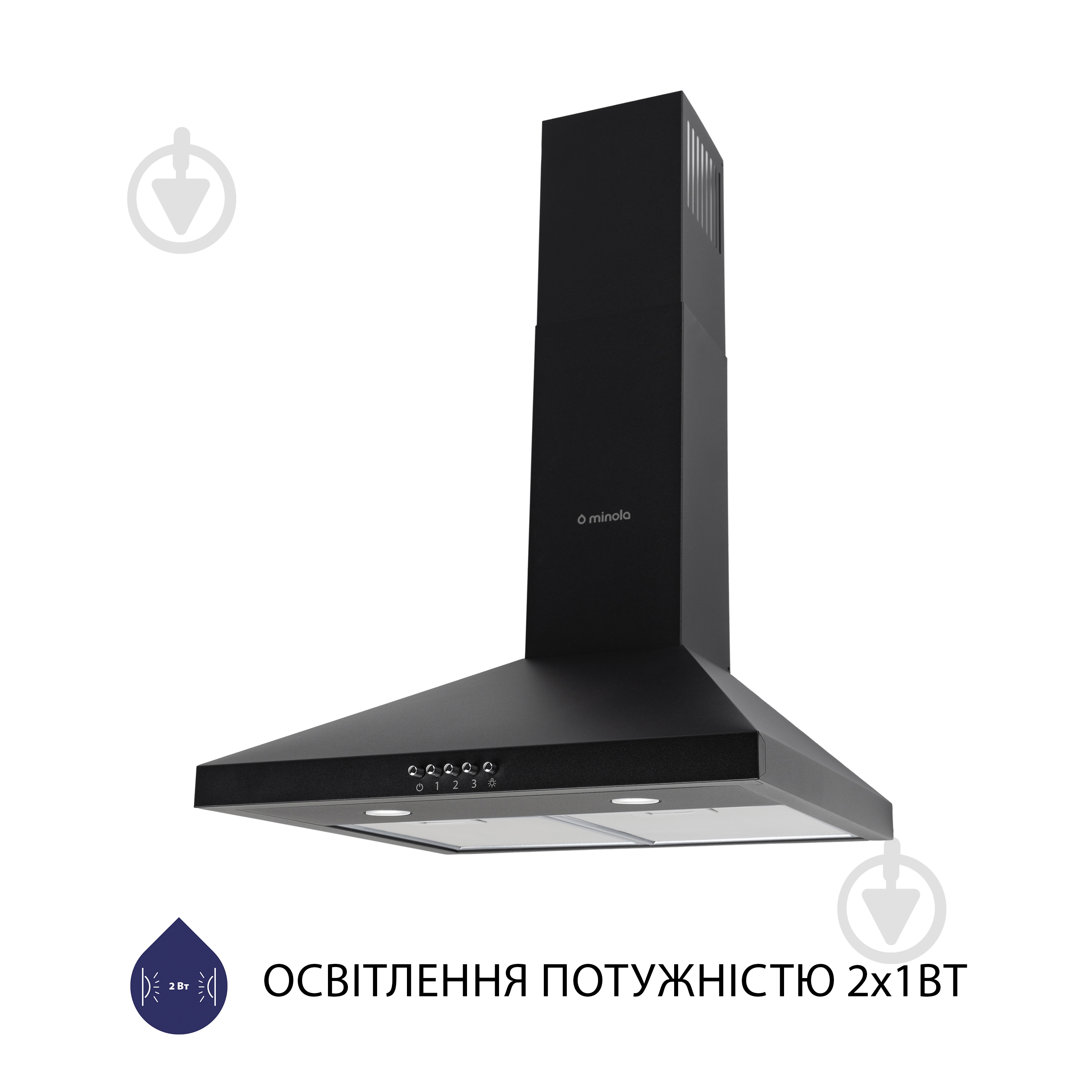 Вытяжка Minola HK 5212 BL 700 LED - фото 3 Вытяжка Minola HK 5212 BL 700 LED - фото 3