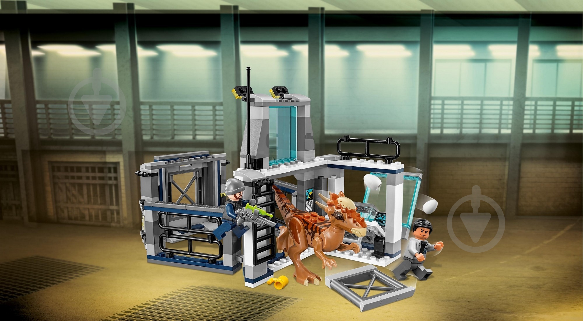 Конструктор LEGO Jurassic World Втеча стигомолоха з лабораторії 75927 - фото 16 Конструктор LEGO Jurassic World Втеча стигомолоха з лабораторії 75927 - фото 16
