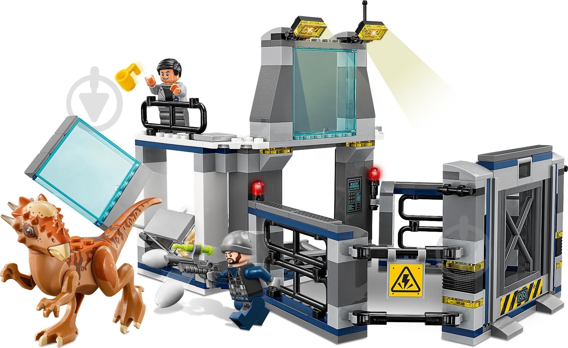 Конструктор LEGO Jurassic World Втеча стигомолоха з лабораторії 75927 - фото 5 Конструктор LEGO Jurassic World Втеча стигомолоха з лабораторії 75927 - фото 5